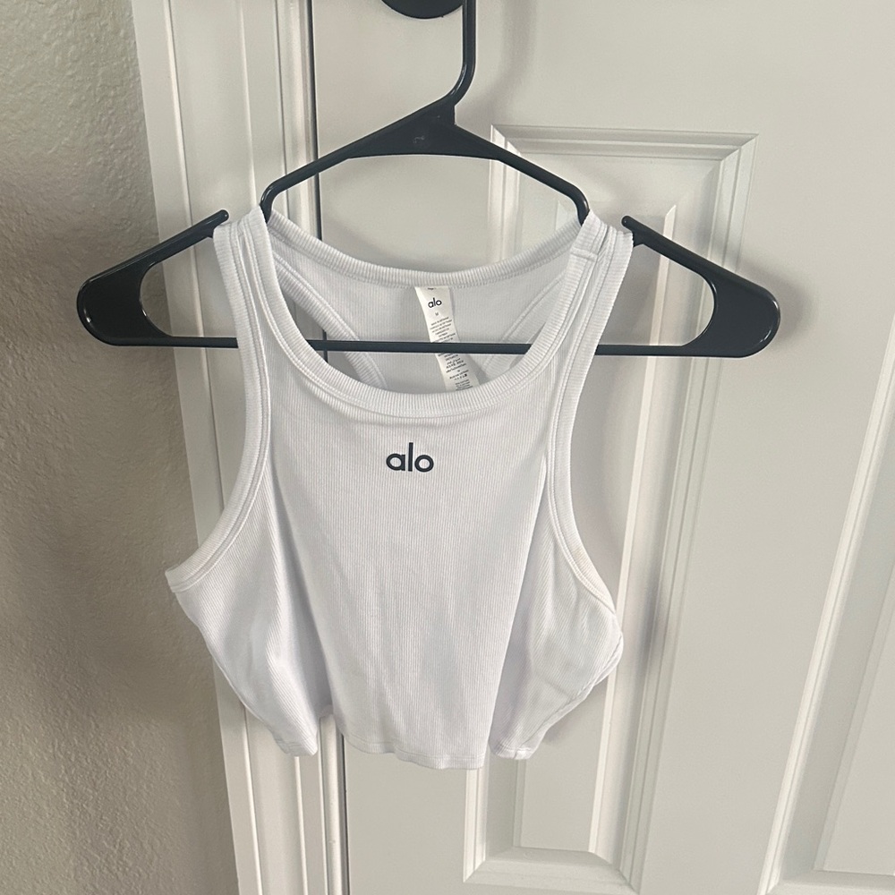 ALO Yoga White Tank Top